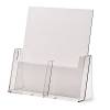 Taymar® Brochure Holder Counter 2x DL Portrait Wide - 0