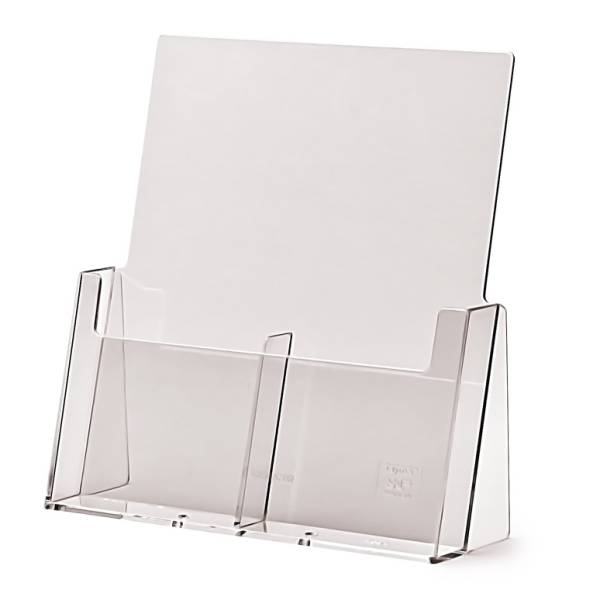 Taymar® Brochure Holder Counter 2x DL Portrait Wide
