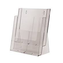Taymar® Brochure Holder Counter/Wall 2x A4 Portrait
