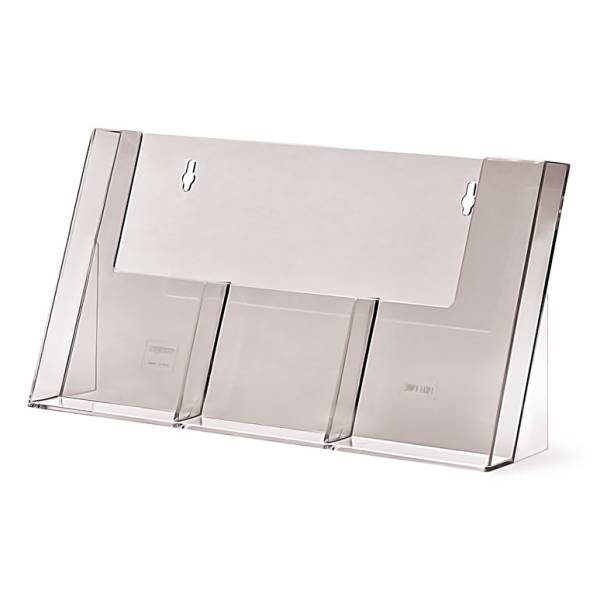 Taymar® Brochure Holder Counter/Wall 3x A6 Portrait