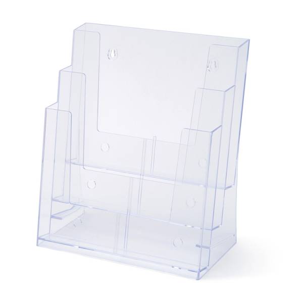 Scritto® Brochure Holder Counter/Wall 3x A4 Portrait