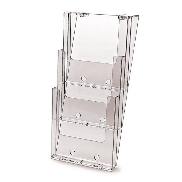 Taymar® Brochure Holder Wall Mounted 3x A4 Portrait