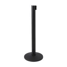 Black Barrier Flexi Belt Post With 2,7 m Black Belt