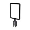 Chrome Barrier Flexi Belt Post Economy Sign Holder A4 - 3