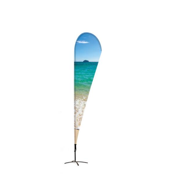 Beach Flag Alu Drop 345 cm Total Height