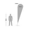 Beach Flag Alu Drop 235 cm Total Height - 10