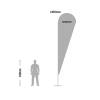 Beach Flag Alu Drop 235 cm Total Height - 12