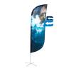 Beach Flag Alu Paddle Graphic 86 x 233 cm Double-Sided - 1