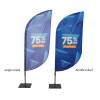 Beach Flag Alu Wind &amp; Paddle - 12