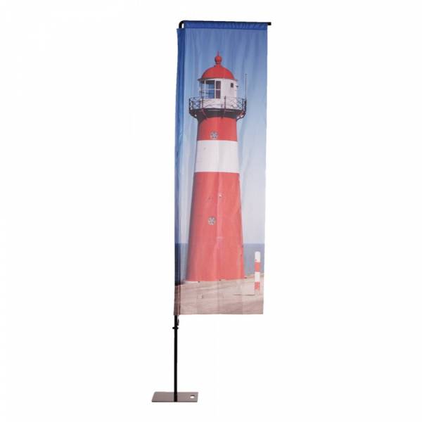 Beach Flag Alu Square Graphic 60 x 155 cm - ECO