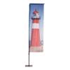 Beach Flag Alu Square Graphic 85 x 265 cm - ECO - 2