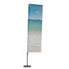 Beach Flag Alu Square 460 cm Total Height Luxurious Bag - 0