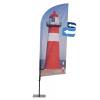 Beach Flag Alu Wind Graphic 86 x 233 cm Single-Sided - 2