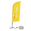 Beach Flag Alu Wind Complete Set Fresh Juice German - ECO - 2