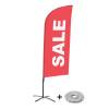 Beach Flag Alu Wind Complete Set Sale Red English Water Tank - 2