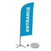 Beach Flag Alu Wind Complete Set Entrance Grey Dutch - ECO - 5