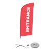 Beach Flag Alu Wind Complete Set Entrance Grey Dutch - ECO - 7