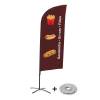 Beach Flag Alu Wind Complete Set Snacks Dutch - ECO - 2
