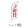 Beach Flag Alu Wind Complete Set First Aid - 1