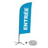 Beach Flag Alu Wind Complete Set Entrance Grey Dutch - ECO - 11