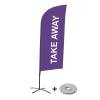 Beach Flag Alu Wind Complete Set Take Away - 6