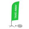 Beach Flag Alu Wind Complete Set Take Away - 8