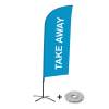 Beach Flag Alu Wind Complete Set Take Away - 9