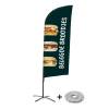 Beach Flag Alu Wind Complete Set Sandwiches Dutch - ECO - 4