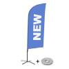 Beach Flag Alu Wind Complete Set New - 8