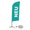 Beach Flag Alu Wind Complete Set New - 12