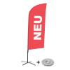 Beach Flag Alu Wind Complete Set New - 21