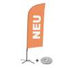 Beach Flag Alu Wind Complete Set New - 24
