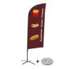 Beach Flag Alu Wind Complete Set Snacks Dutch - ECO - 4