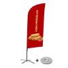 Beach Flag Alu Wind Complete Set Spring Rolls - 2