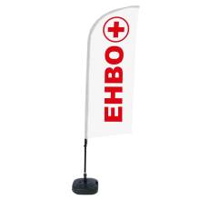Beach Flag Alu Wind Complete Set First Aid Dutch - ECO