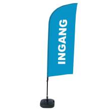 Beach Flag Alu Wind Complete Set Entrance Blue Dutch - ECO
