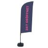 Beach Flag Alu Wind Complete Set Open 24/7 French - 7