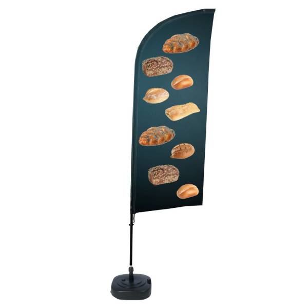 Beach Flag Alu Wind Complete Set Bread Water Tank