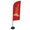 Beach Flag Alu Wind Complete Set Spring Rolls - 0
