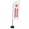 Beach Flag Alu Wind Complete Set First Aid - 10
