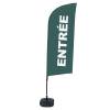 Beach Flag Alu Wind Complete Set Entrance Grey Dutch - ECO - 32