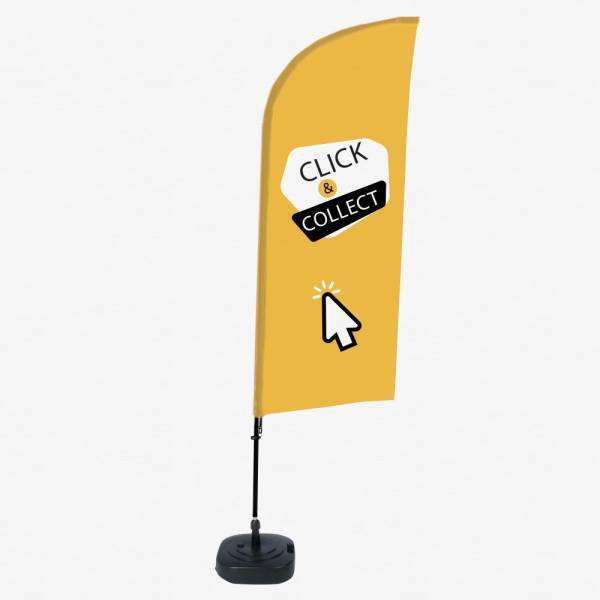 Beach Flag Alu Wind Complete Set Click & Collect