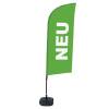Beach Flag Alu Wind Complete Set New - 45