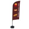 Beach Flag Alu Wind Complete Set Snacks Dutch - ECO - 10