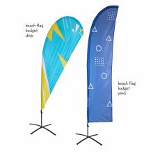 Beach Flag Budget Wind and Drop Extra Large