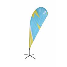 Beach Flag Budget Drop Graphic