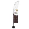 Beach Flag Budget Wind Complete Set Large Coffee To Go - 2
