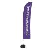Beach Flag Budget Wind Complete Set Large Take Away - 2
