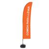 Beach Flag Budget Wind Complete Set Large Take Away - 3