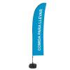 Beach Flag Budget Wind Complete Set Large Take Away - 6
